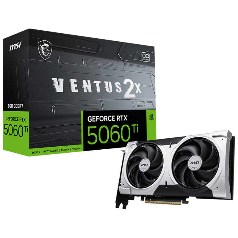 MSI GeForce RTX 5060 Ti 8G Ventus 2X OC Plus Graphics Card
