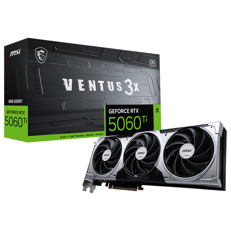 MSI GeForce RTX 5060 Ti 8G Ventus 3X OC Graphics Card