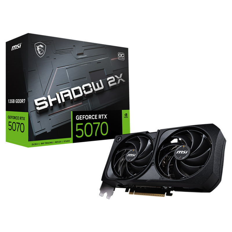 MSI GeForce RTX 5070 12G Shadow 2X OC Graphics Card