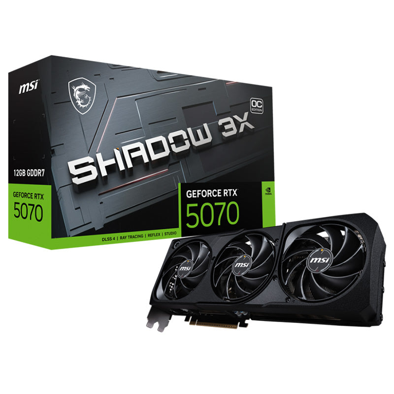 MSI GeForce RTX 5070 12G Shadow 3X OC Graphics Card