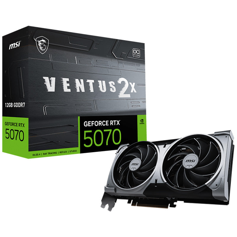 MSI GeForce RTX 5070 12G Ventus 2X OC Graphics Card