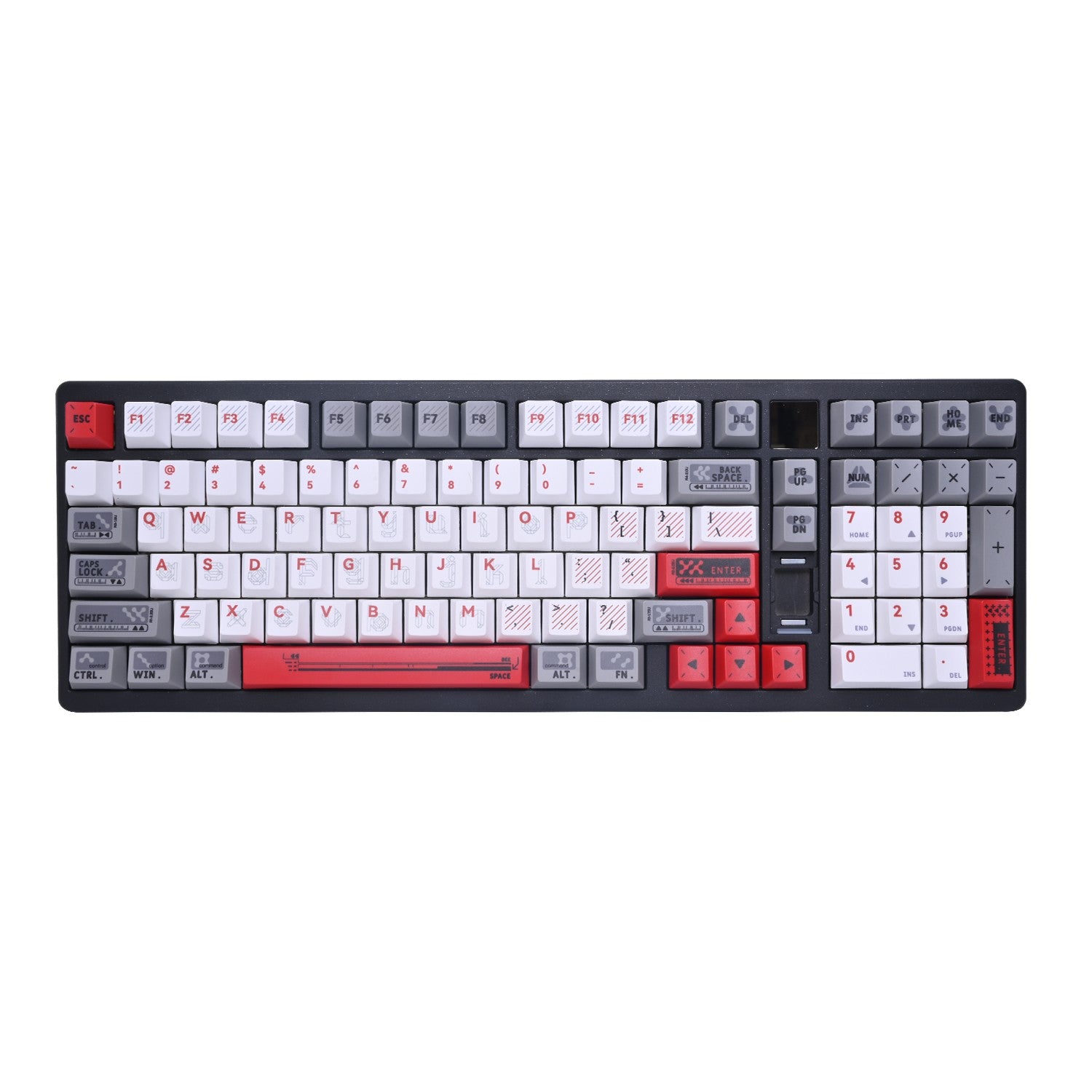 BEE WITH T&I X100Pro keyboard aluminum tuotuo customized Bluetooth/wired/2.4g three-mode mechanical keyboard Gasket structure full key hot plug X100Pr