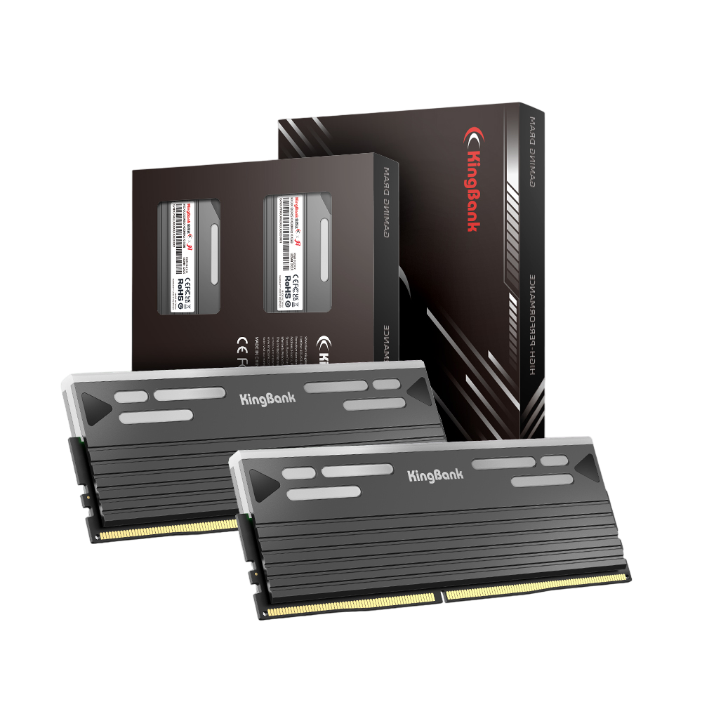 Kingbank KFRB DDR5 6000MHz 32GB UDIMM A Hynix CL26 Black RGB