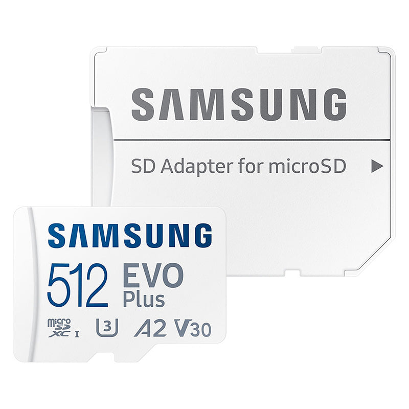 Samsung EVO 512GB MicroSD Plus Memory Card with Adapter