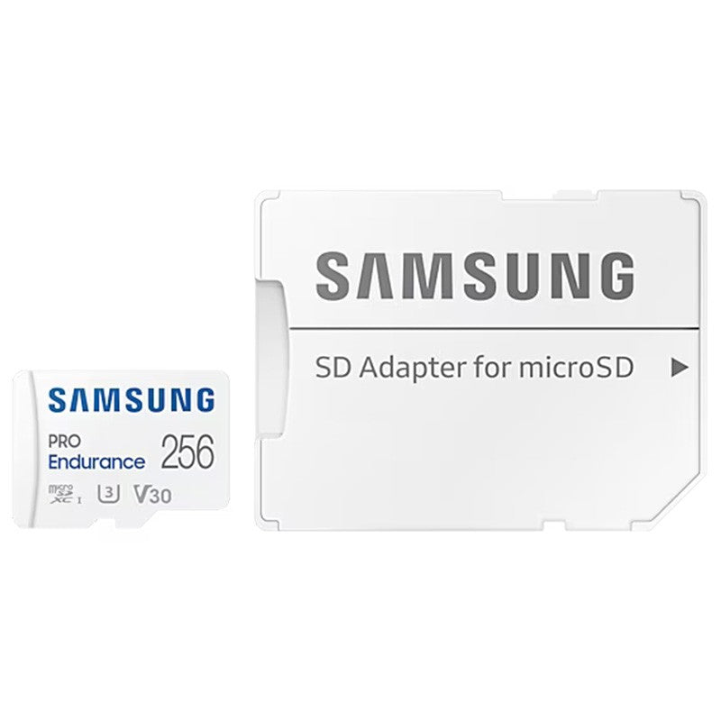 Samsung PRO Endurance 256GB UHS-I U3 V30 MicroSDXC Card with Adapter