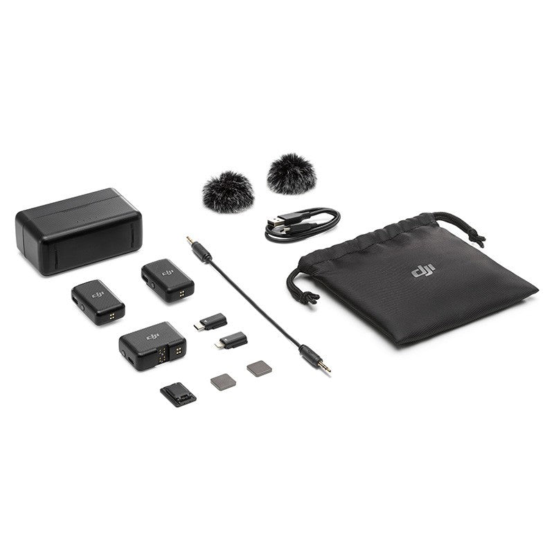 DJI Mic Wireless Microphone with 2x Transmitter and 1x Receiver