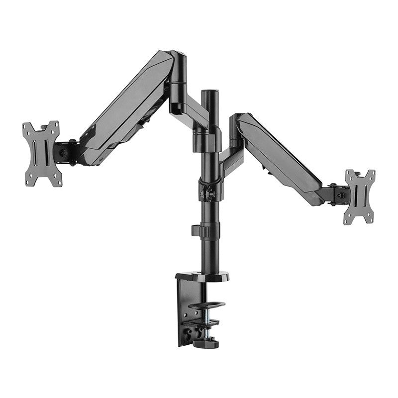 Brateck Dual Monitor Full Extension Gas Spring Monitor Arm
