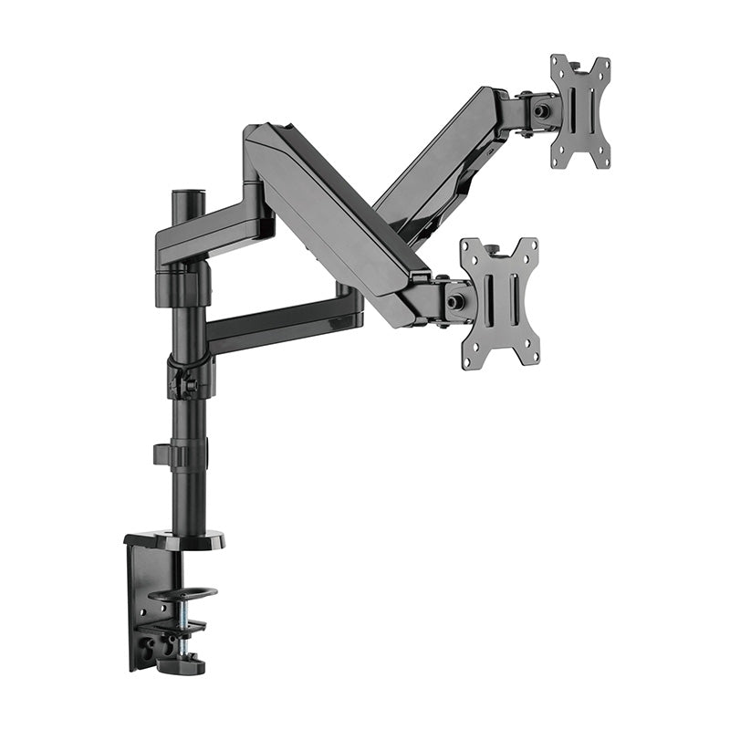 Brateck Dual Monitor Full Extension Gas Spring Monitor Arm