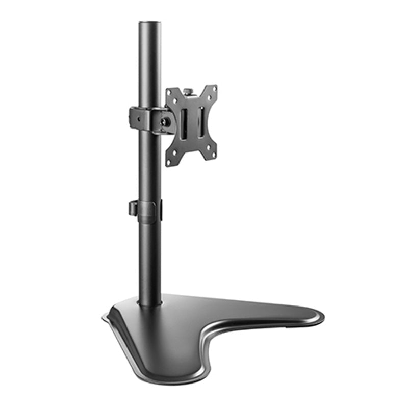 Brateck Economical Double Joint Articulating Steel Monitor Stand