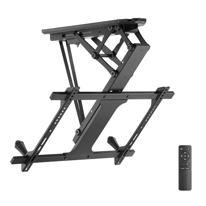 Brateck Motorized Flip Down TV Ceiling Mount for Most 32in-70in TVs Up to 35kg
