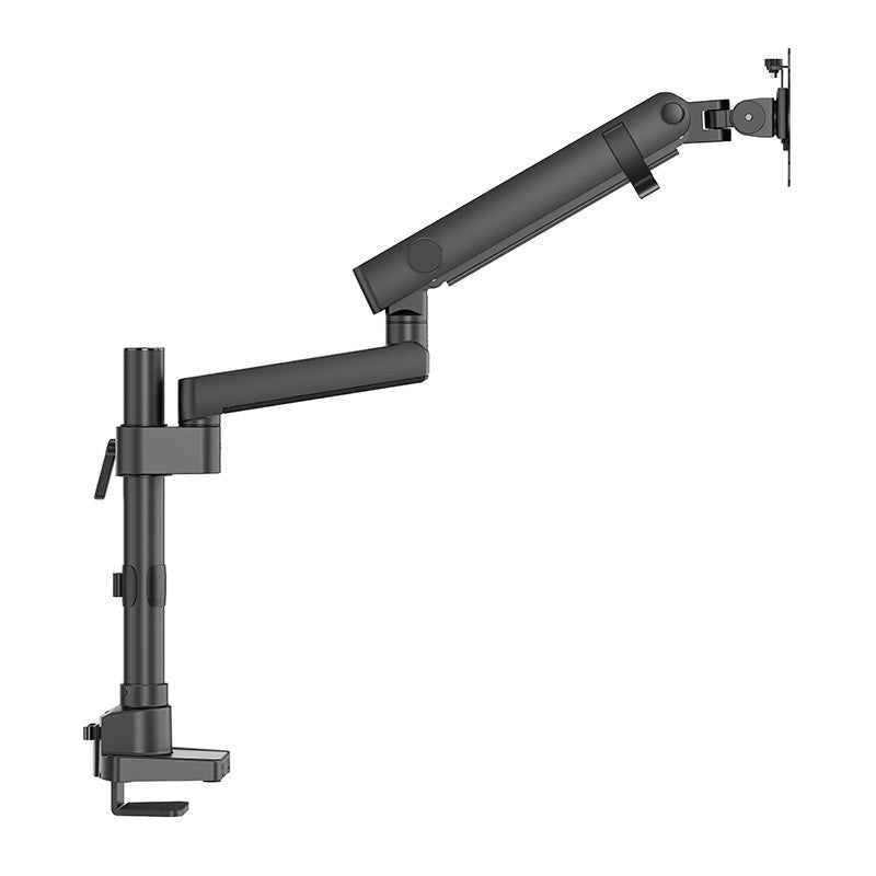 Infinity Single Screen Pole-Mounted Heavy-Duty Mechanical Spring Monitor Arm support 17in-40in up to 12kg - Black