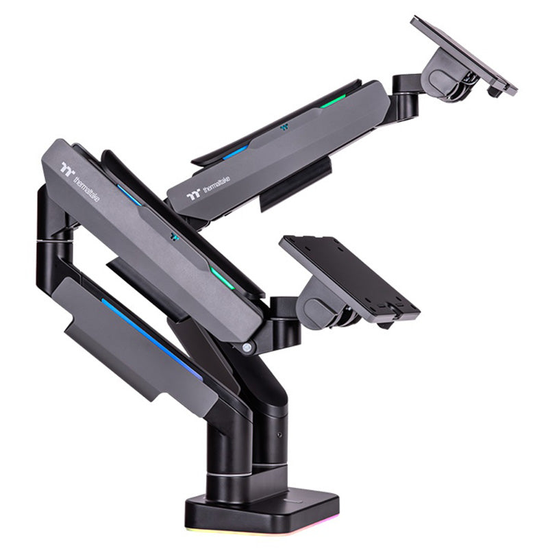 Thermaltake Dual RGB Gas Spring Monitor Arm