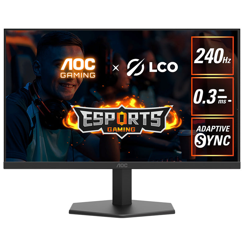 AOC 23.8in FHD Fast IPS 240Hz Adaptive Sync Gaming Monitor