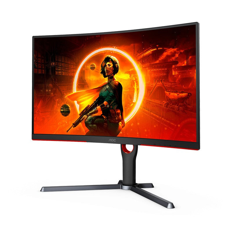 AOC 27in QHD 2K 165Hz FreeSync Premium Curved Gaming Monitor