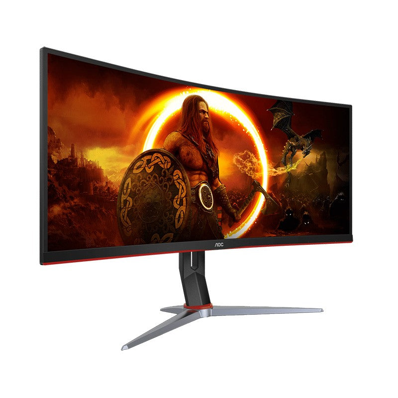 AOC 34in UWQHD 180Hz VA Curved Gaming Monitor