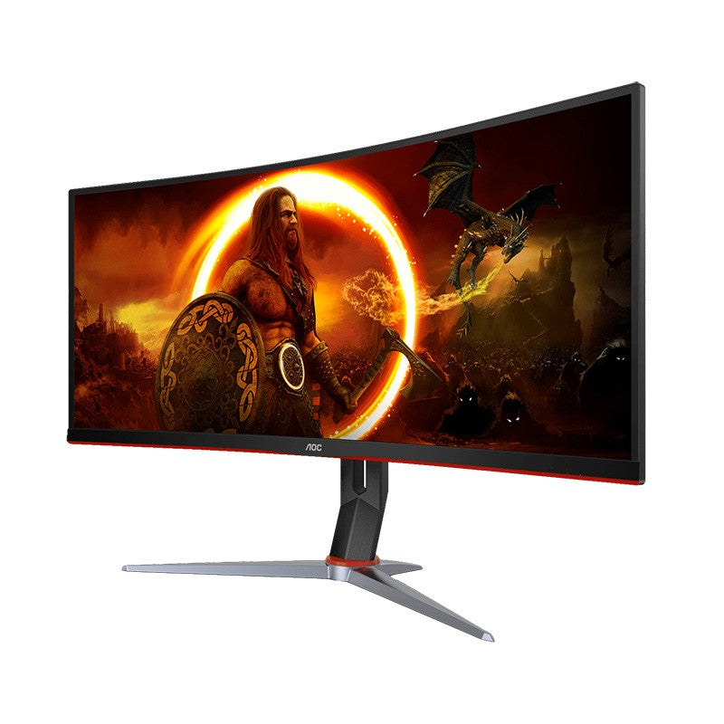 AOC 34in UWQHD 180Hz VA Curved Gaming Monitor