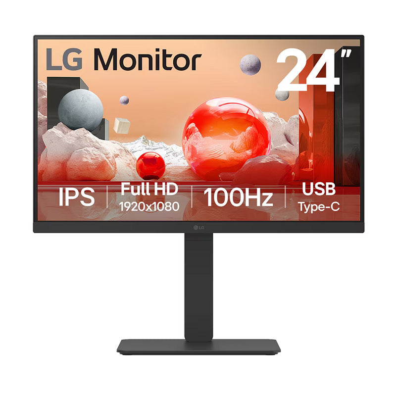 LG 24in FHD IPS 100Hz USB-C and RJ45 Monitor