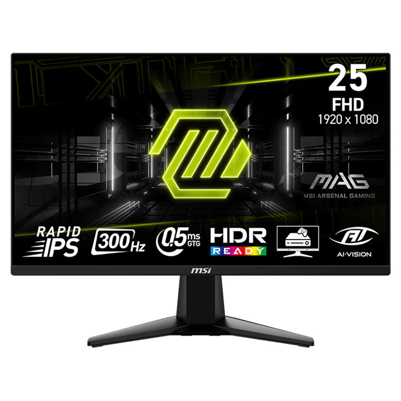 MSI MAG 24.5in Rapid IPS 300Hz Freesync Premium Gaming Monitor