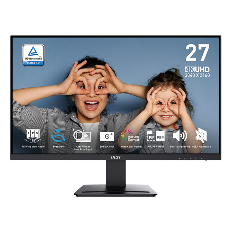 MSI Pro 27in UHD IPS Business and Productivity Monitor