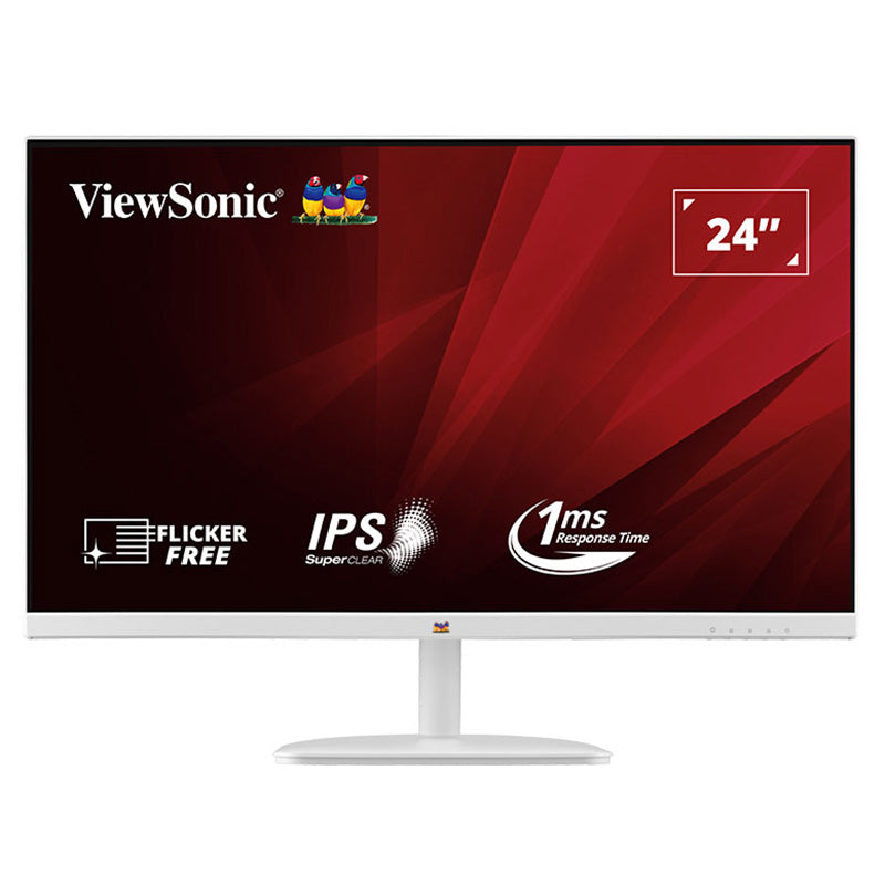ViewSonic 24in FHD 100Hz IPS Monitor -White