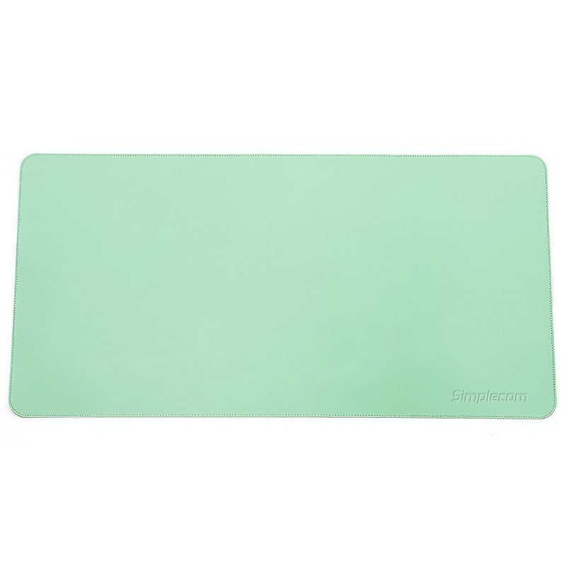 Simplecom MA084 Non-Slip PU Leather Desk Mouse Pad - Green