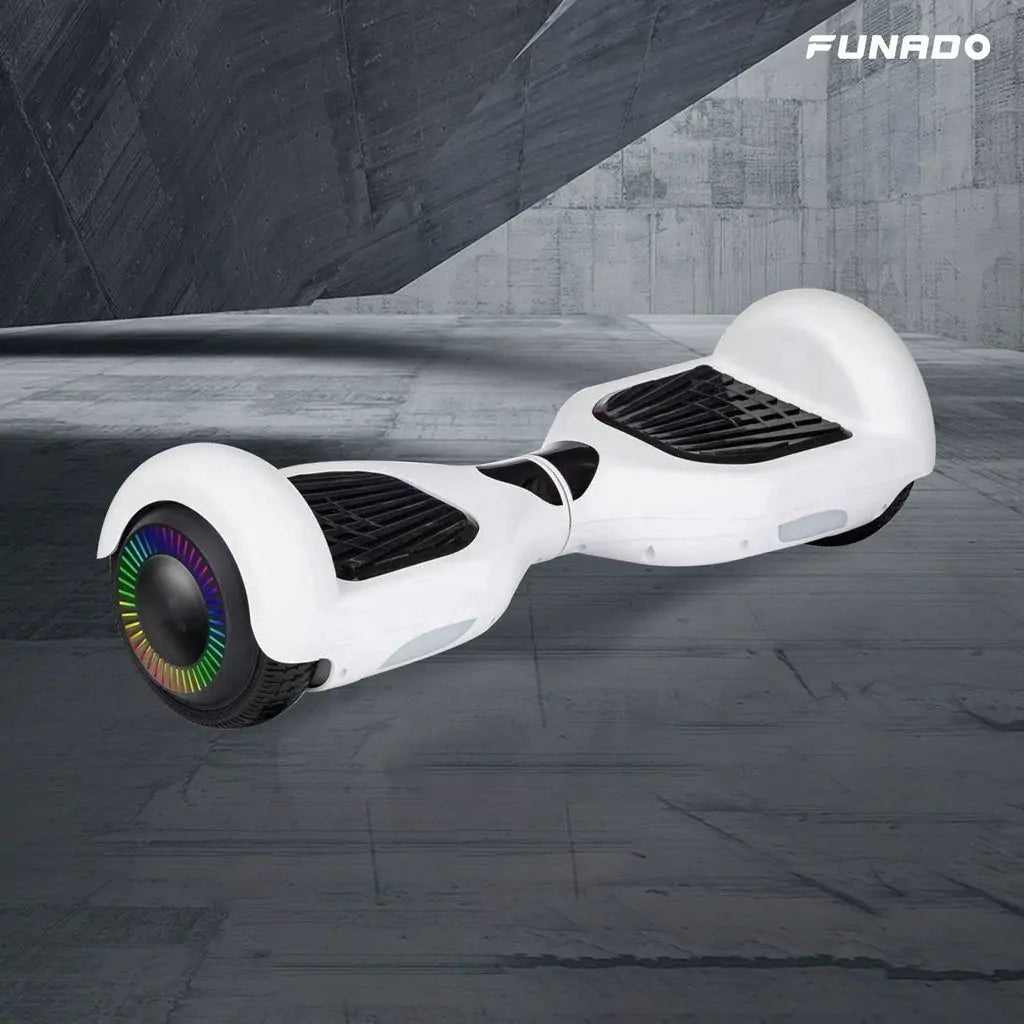 Funado Smart-S RG1 Hoverboard Bluetooth Speaker Self Balancing Scooter White