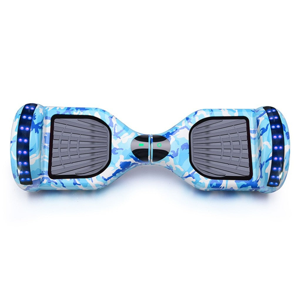 Funado Smart-S W1 Hoverboard Bluetooth Speaker Self Balancing Scooter Camouflage Blue