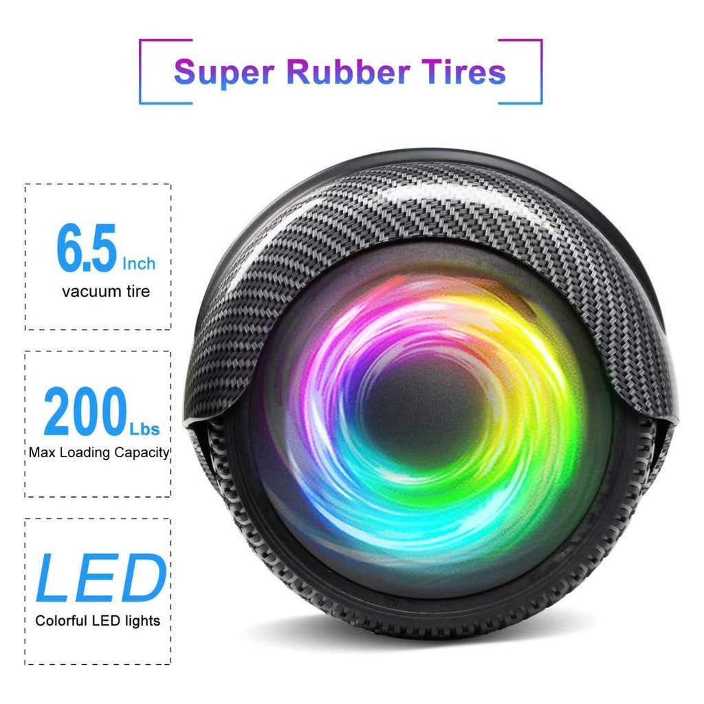 Funado Smart-S W1 Hoverboard Bluetooth Speaker Self Balancing Scooter Carbon Fiber