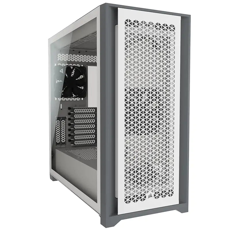 Corsair 5000D Airflow TG Mid Tower E-ATX Case - White