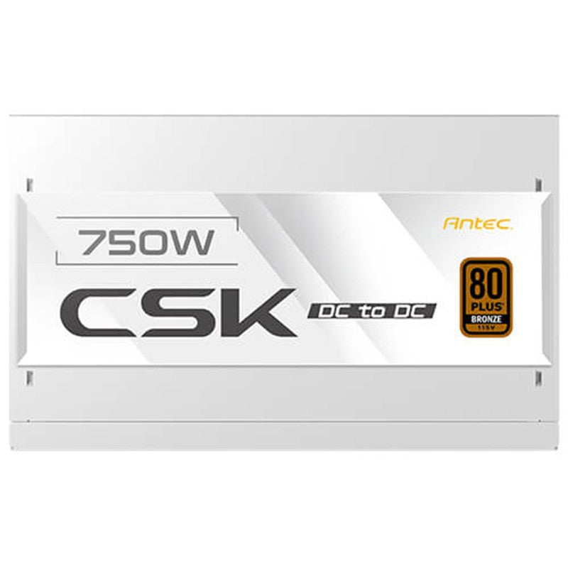 Antec CSK 750 DC 750W 80+ Bronze ATX Power Supply - White