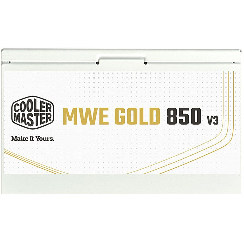 Cooler Master 850W MWE 80+ Gold ATX 3.1 Power Supply - White