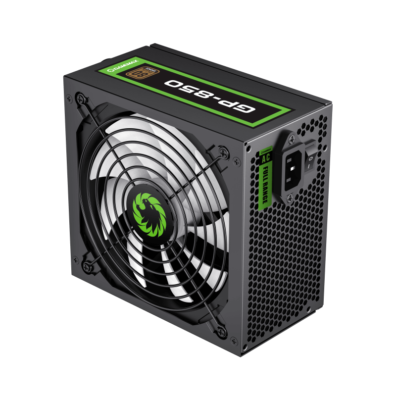Gamemax GP-850 BK 850W 80+Bronze Power Supply Wired