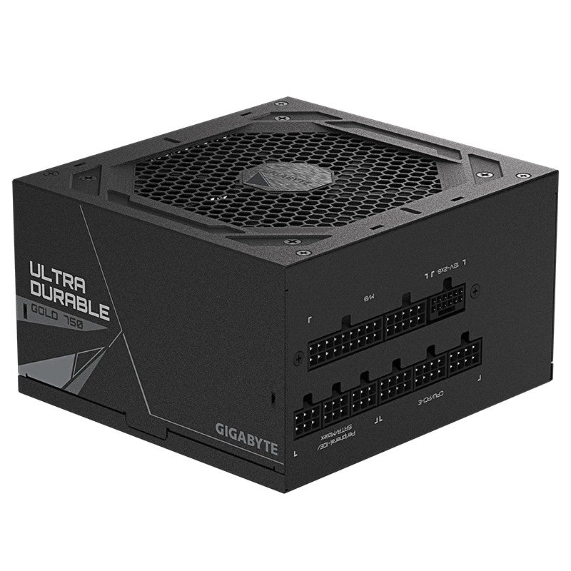 Gigabyte 750W 80+ Gold Fully Modular PCIE Gen 5.1 ATX 3.1 Power Supply - Black