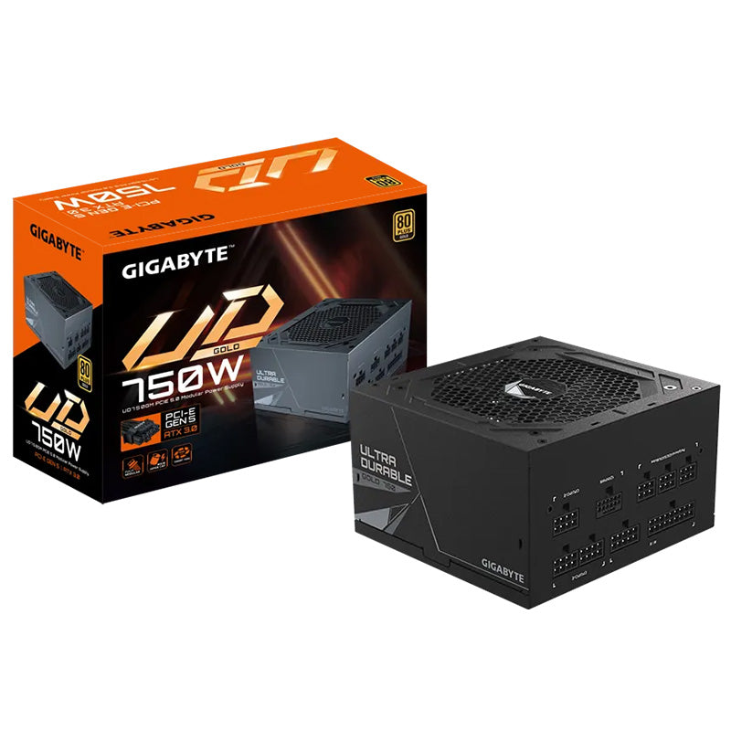 Gigabyte 750W 80+ Gold Fully Modular PCIE 5.0 ATX Power Supply