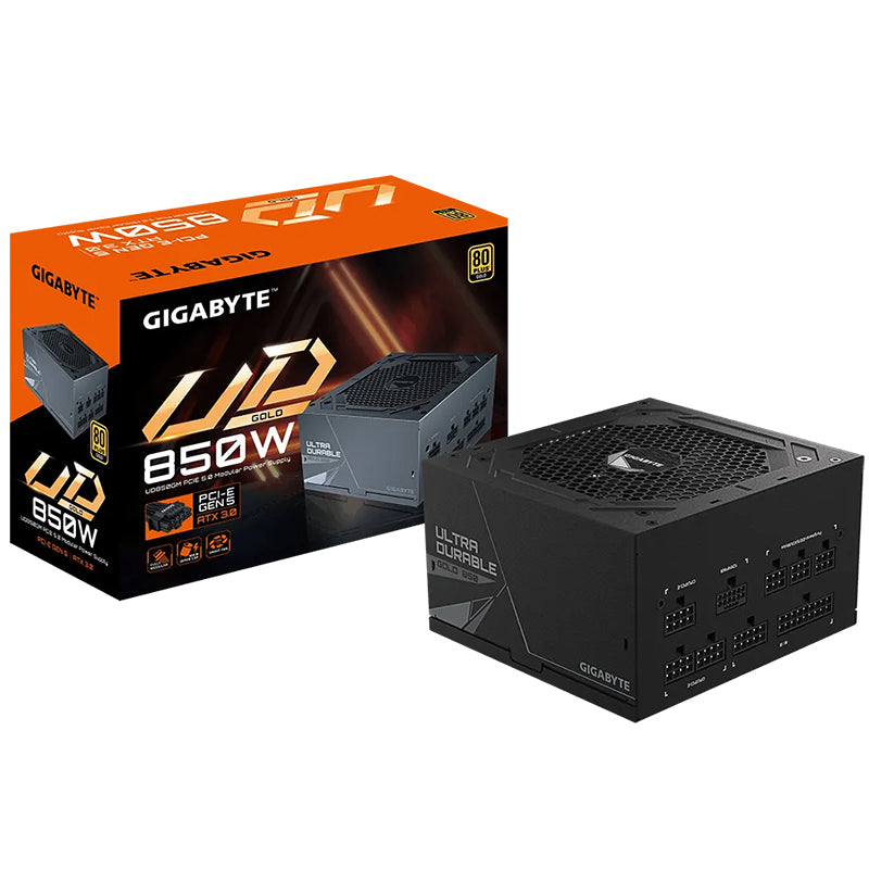 Gigabyte 850W 80+ Gold Fully Modular PCIE 5.0 ATX Power Supply - Rev 2.0