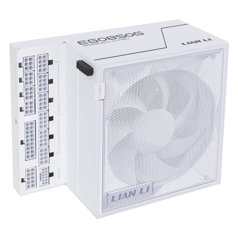 Lian Li Edge Series 850W 80+ Gold Full Modular ATX Power Supply - White