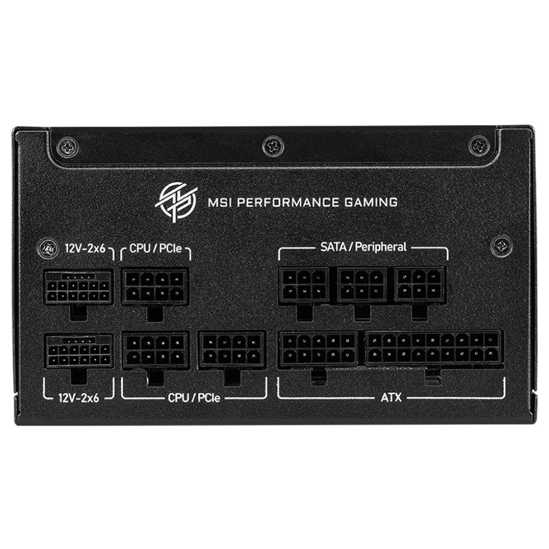 MSI 1250W MPG A1250GS PCIE5 80+ Gold Fully Modular PCIE 5.1 ATX 3.1 Power Supply