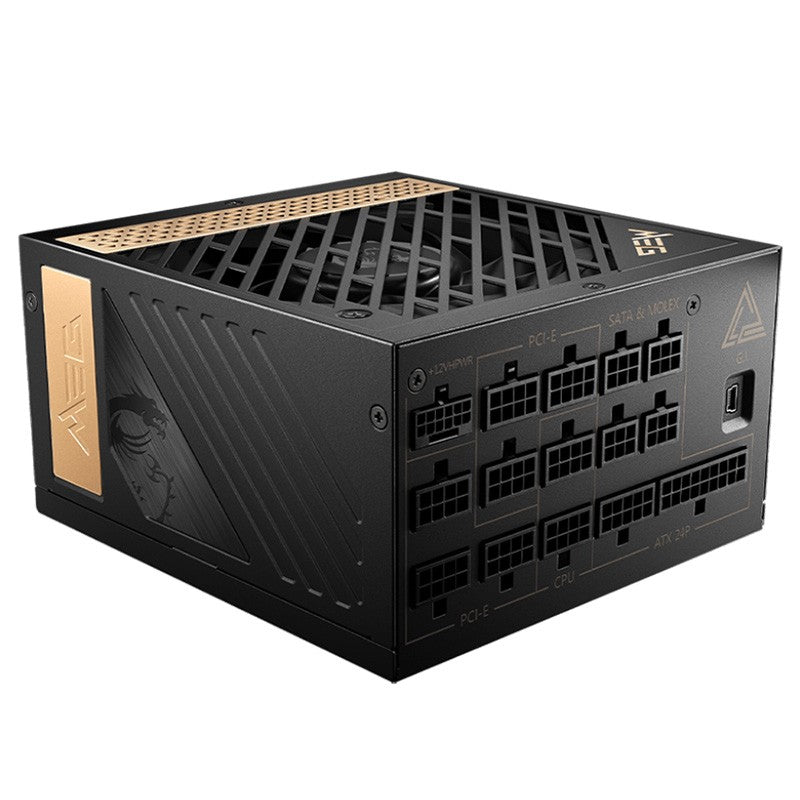 MSI 1300W MEG A1300iP ATX 3.0 PCIe 5 Ready 80+ Platinum Power Supply