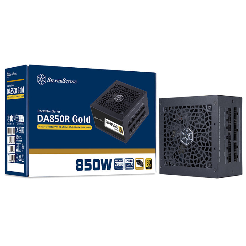 SilverStone 850W ATX 3.0 80+ Gold Power Supply