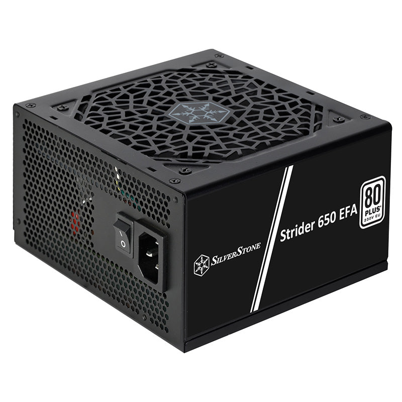 SilverStone Strider 650W 80+ Certified Power Supply - Black Cable