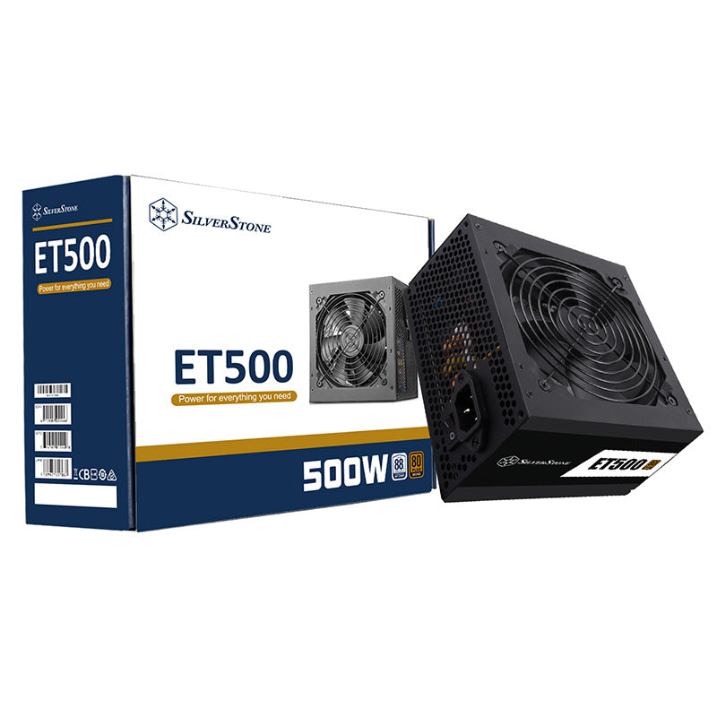 Silverstone 500W ET500 80+ Bronze ATX Power Supply