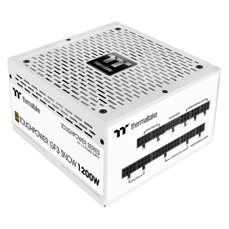 Thermaltake 1200W Toughpower GF3 80+ Gold Gen 5 Fully Modular ATX 3.0 Power Supply - Snow
