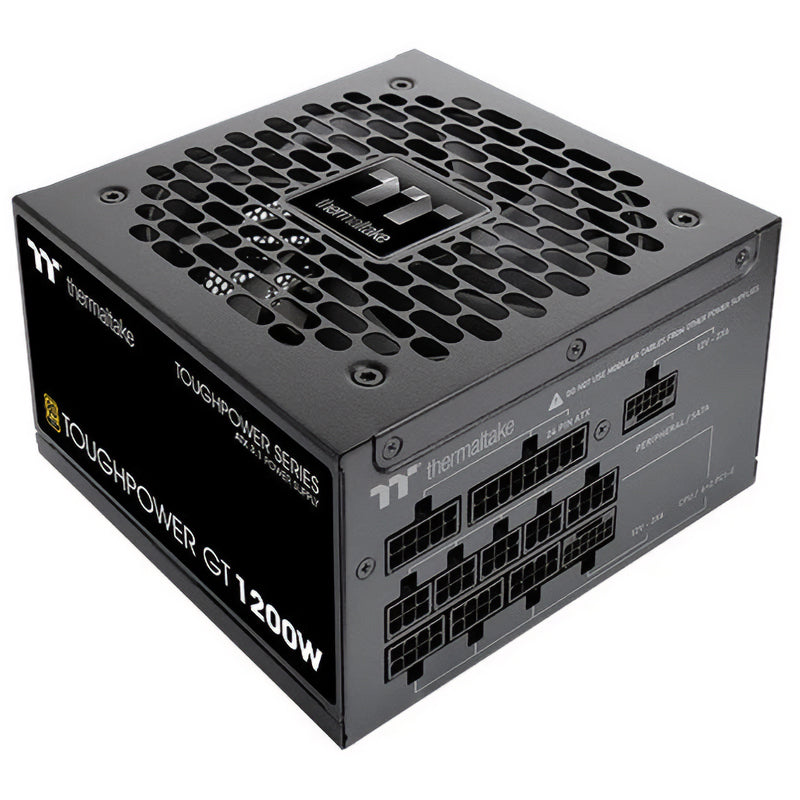 Thermaltake 1200W Toughpower GT 80+ Gold PCIe Gen 5.1 ATX 3.1 Fully Modular Power Supply - Black