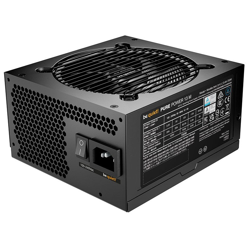 be quiet! 750W Pure Power 13 M 80+ Gold PCIe 5.1 ATX 3.1 Power Supply