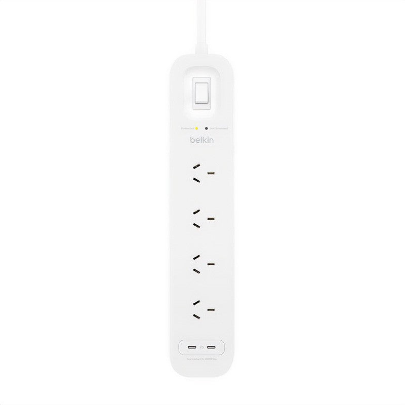 Belkin SurgePro 4-Outlet Surge Protector with Dual USB-C 30W