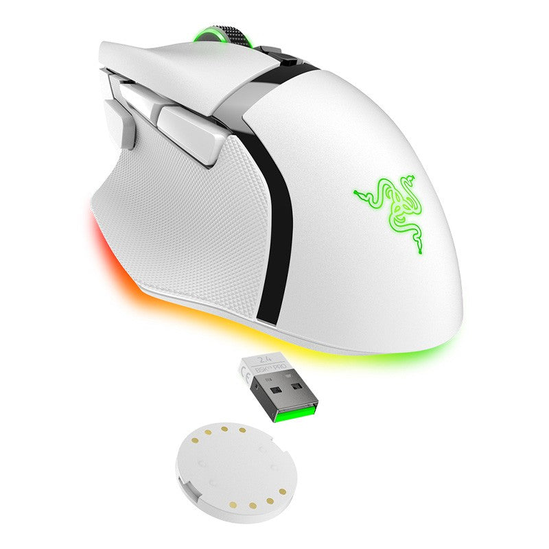 Razer Basilisk V3 Pro Ergonomic Wireless Gaming Mouse - White