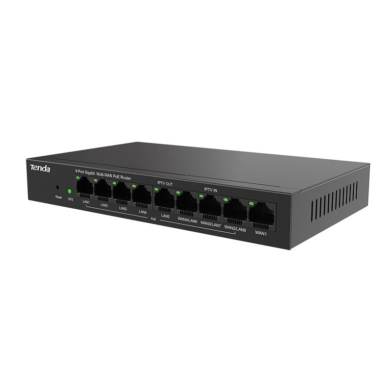 Tenda 9 Port Gigabit Ethernet PoE Router