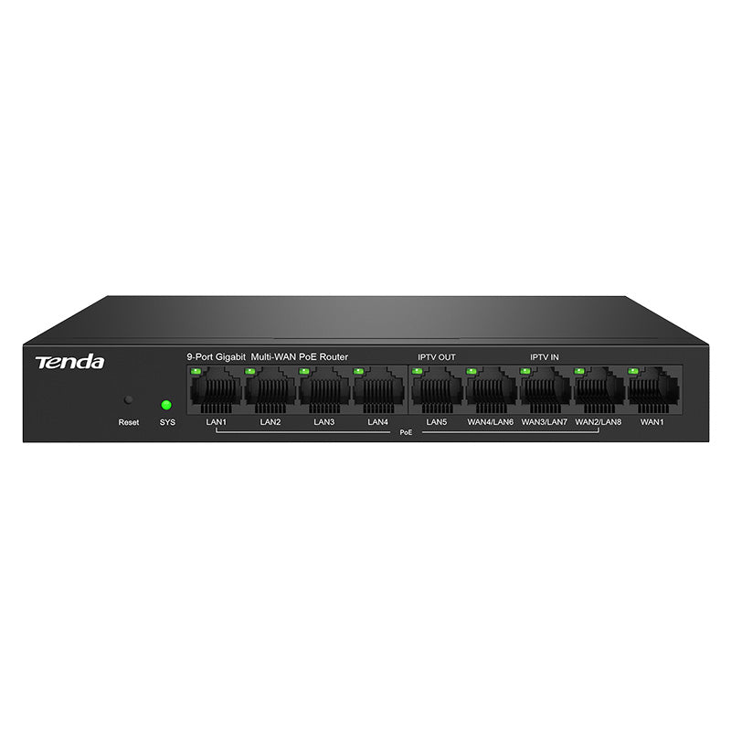 Tenda 9 Port Gigabit Ethernet PoE Router