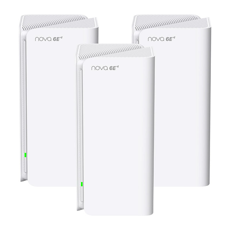 Tenda Nova MX21 Pro AXE5700 Whole Home Mesh Wi-Fi 6E System - 3 Pack