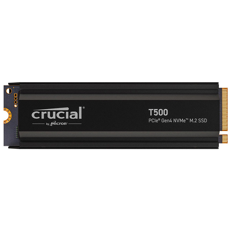 Crucial T500 2TB CT2000T500SSD5 PCIe 4.0 M.2 2280 NVMe SSD with Heatsink
